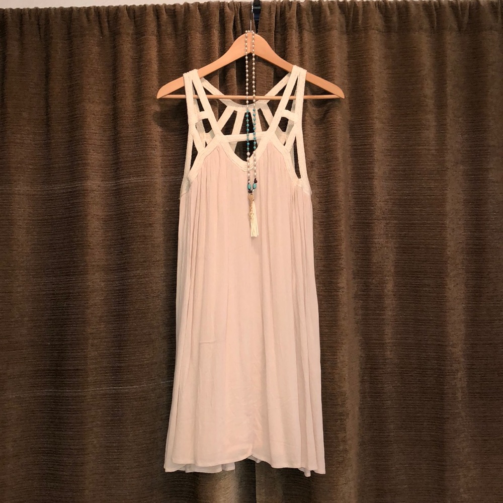 Flowing knee length summer dress by Entro